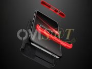 Funda GKK 360º negra y roja para Xiaomi Redmi Note 10 4G (M2101K7AI)